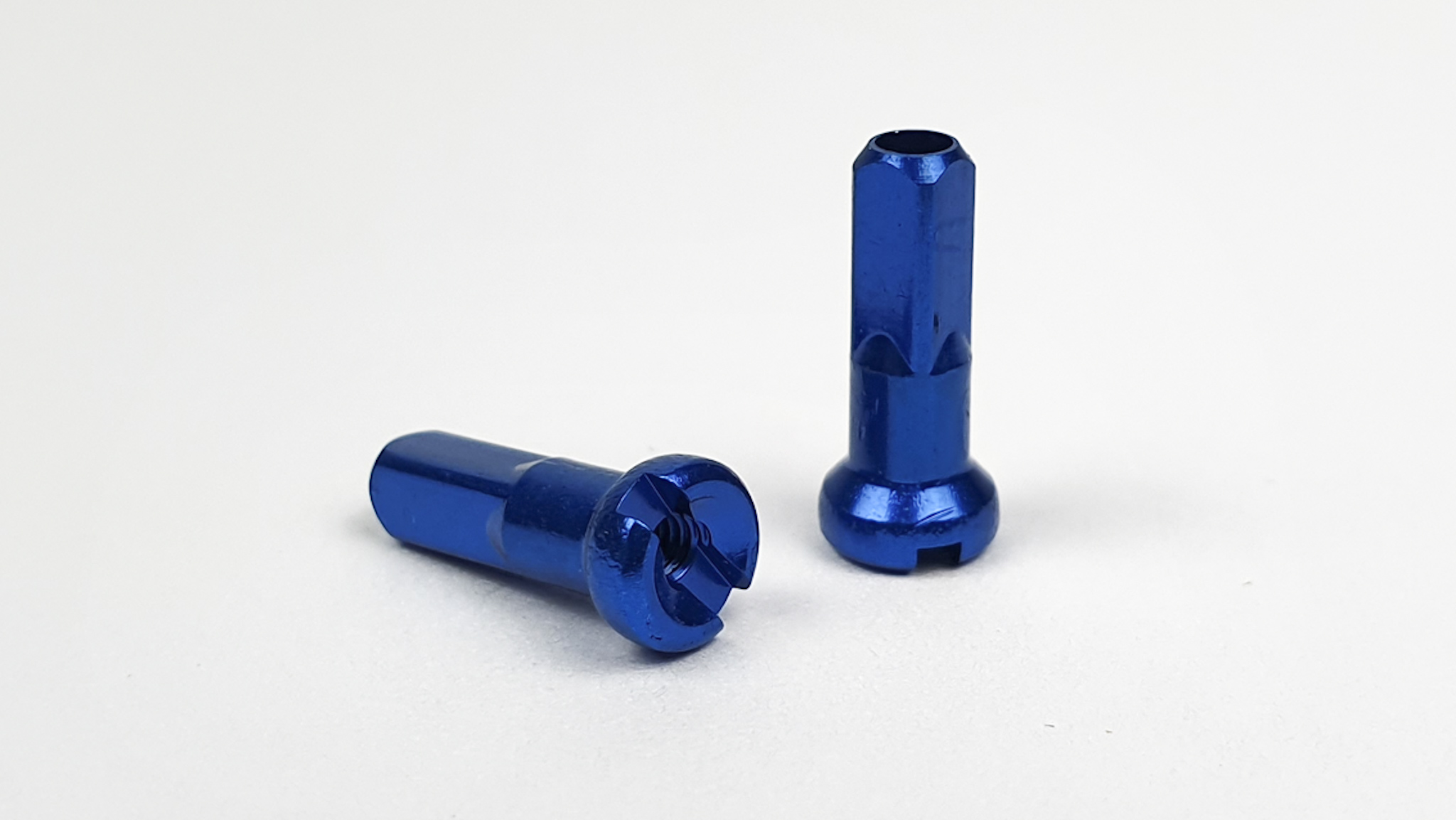 CNC Alunippel blau 14mm
